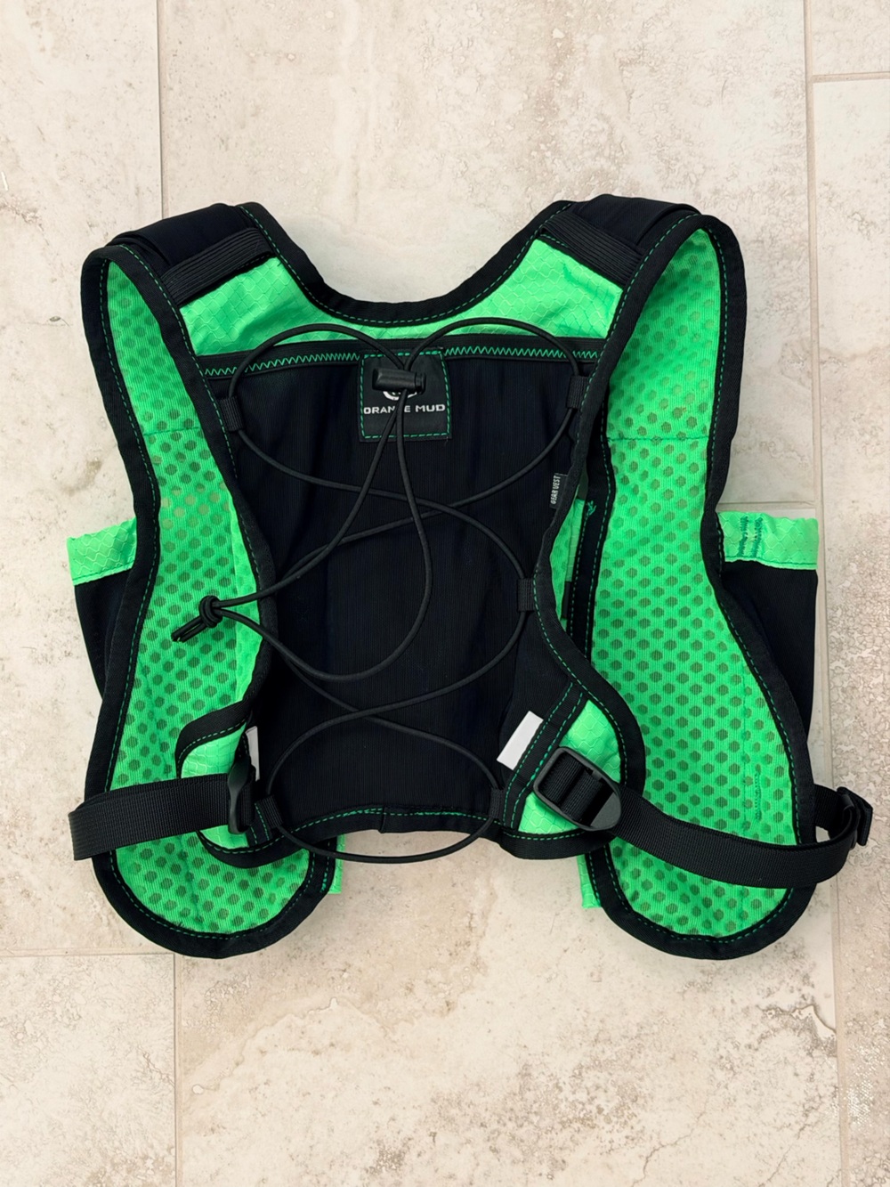 Orange Mud Hydration Vest in Neon Green and Black - Unisex - S/M - Picture 2 of 5